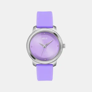 Women's Purple Analog Silicone Watch TW048HL15