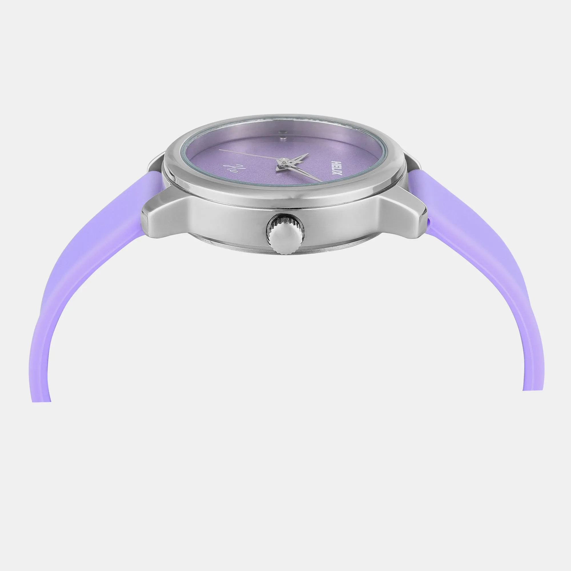 Women's Purple Analog Silicone Watch TW048HL15