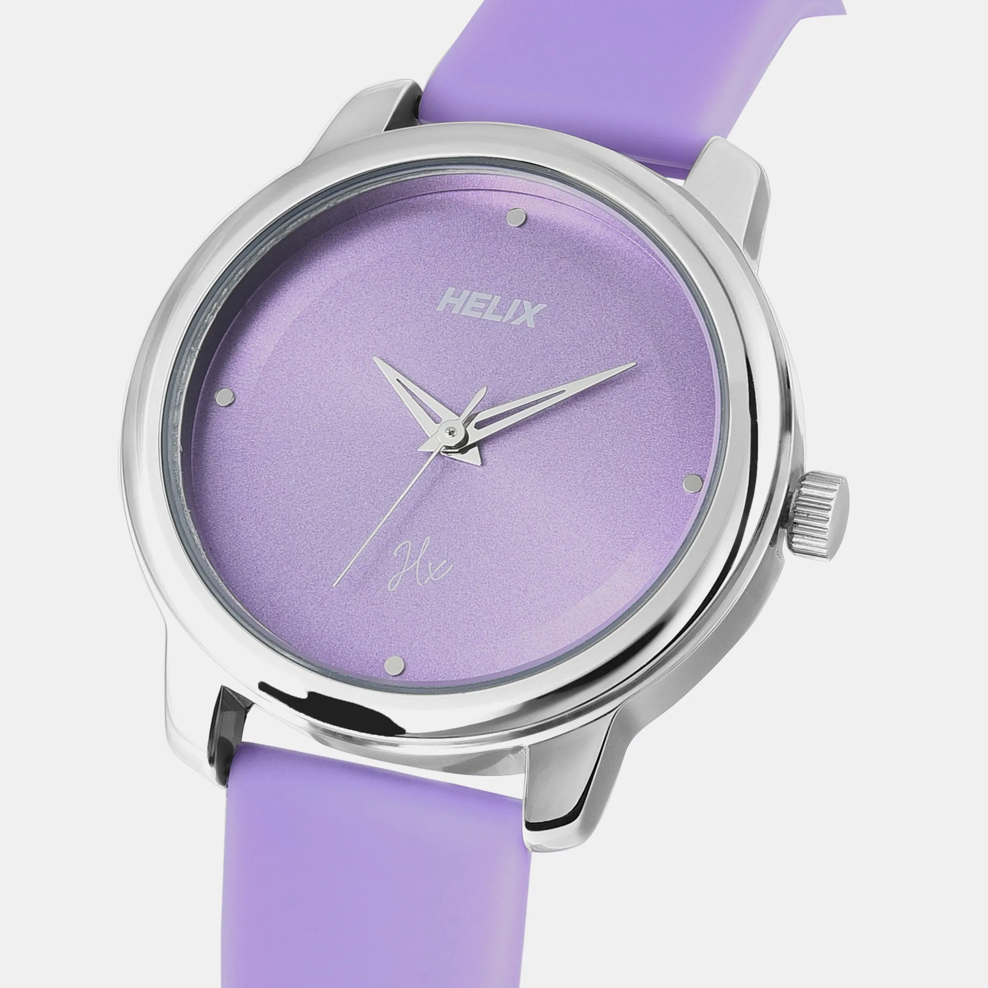 Women's Purple Analog Silicone Watch TW048HL15