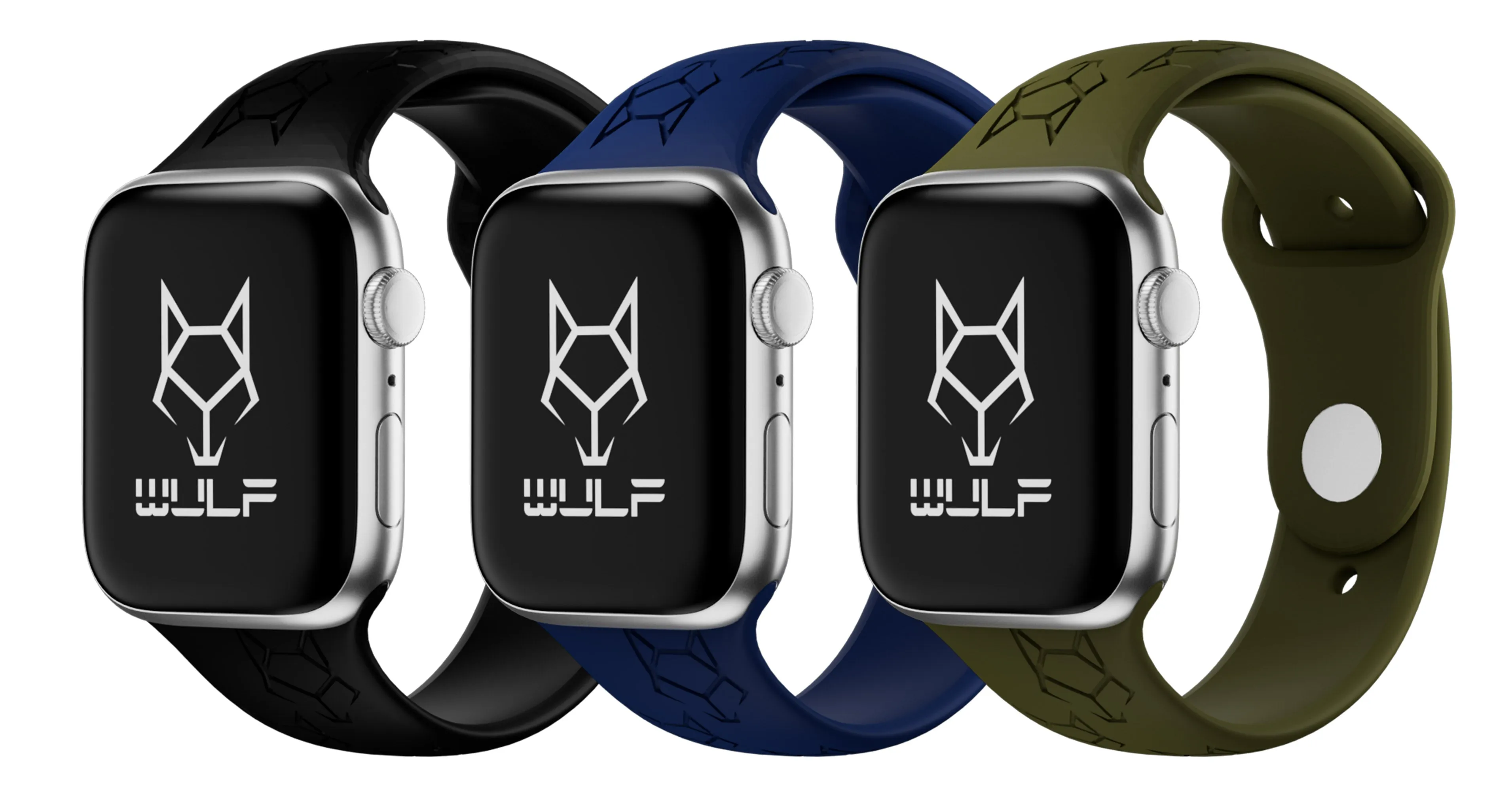 Wulf Sports Watch Band 3-Pack - Made for the Apple Watch