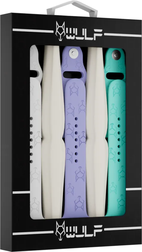 Wulf Sports Watch Band 3-Pack - Made for the Apple Watch