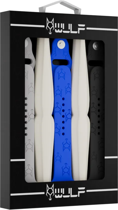 Wulf Sports Watch Band 3-Pack - Made for the Apple Watch