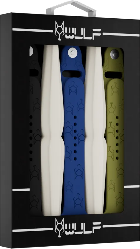 Wulf Sports Watch Band 3-Pack - Made for the Apple Watch