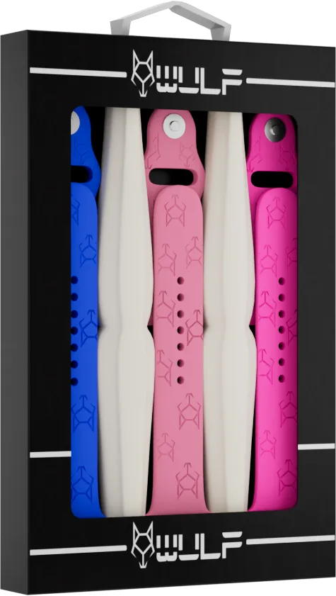 Wulf Sports Watch Band 3-Pack - Made for the Apple Watch